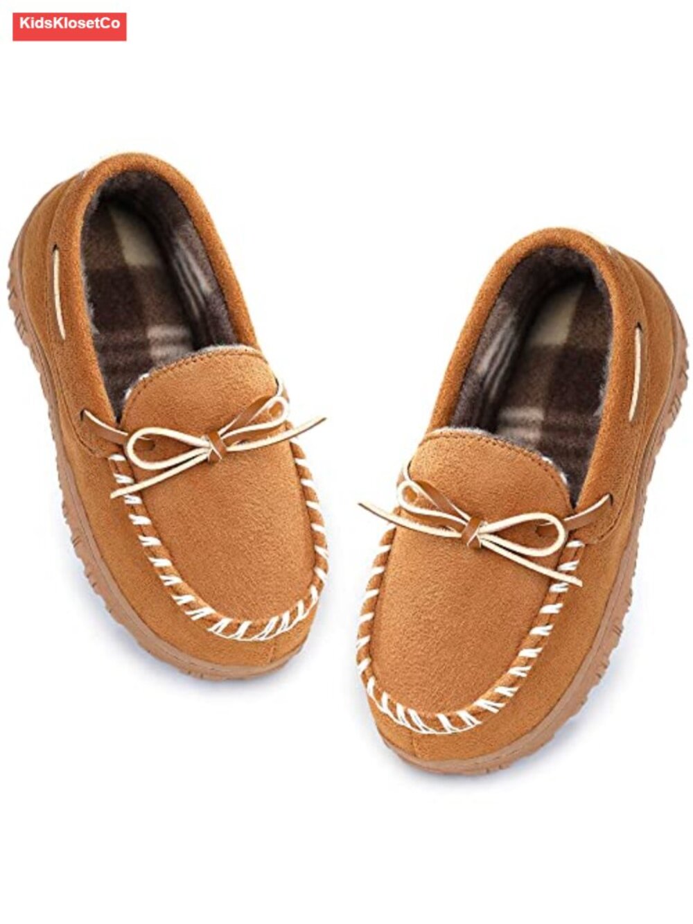 Boys Mocc Slippers Memory Foam Non-Slip